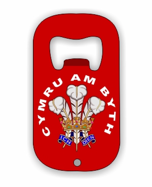 Cymru am Byth, prince of Wales feathers, mini barblade